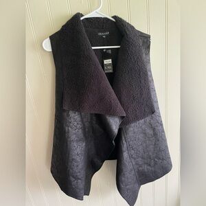 Kristine lined sterling black vest size L/XL. NWT